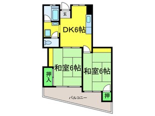 辻野マンションの物件間取画像